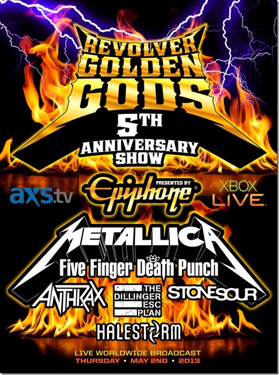 Horns Up Rocks Revolver Golden Gods 5 Poster